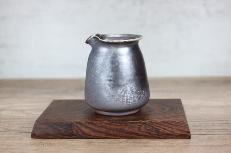 【送禮好物】天然落灰 柴燒茶海 公道杯 名家葉敏祥手作 300ml