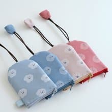 格紋防潑水鑰匙收納包 鑰匙包 喜怒哀樂