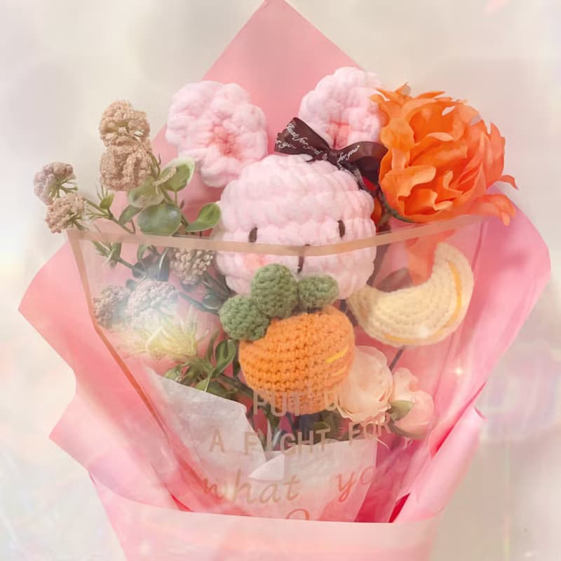 Stereoshadow 手作織物公仔花束