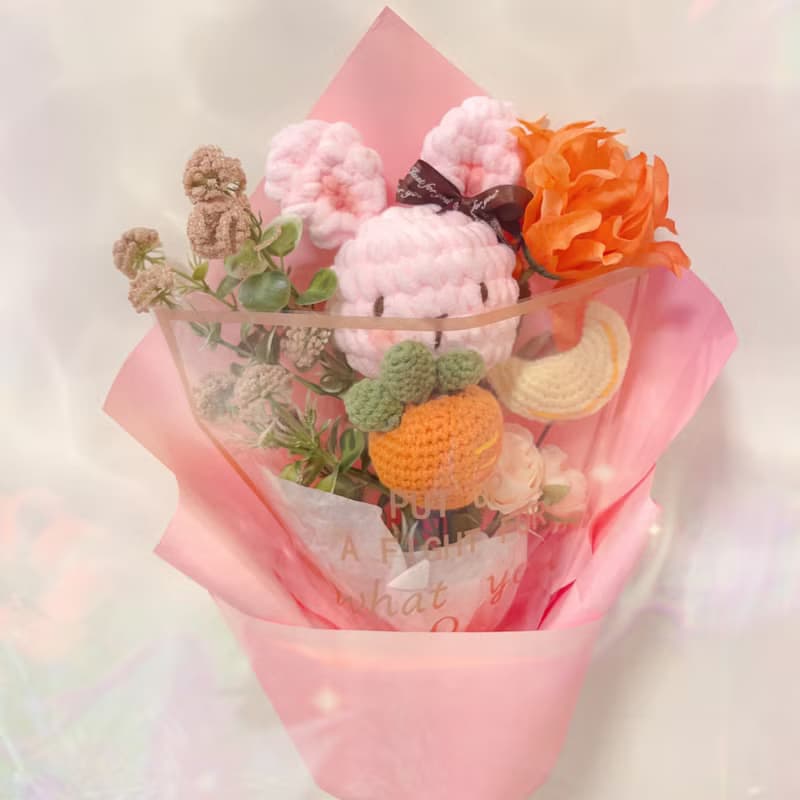 Stereoshadow 手作織物公仔花束