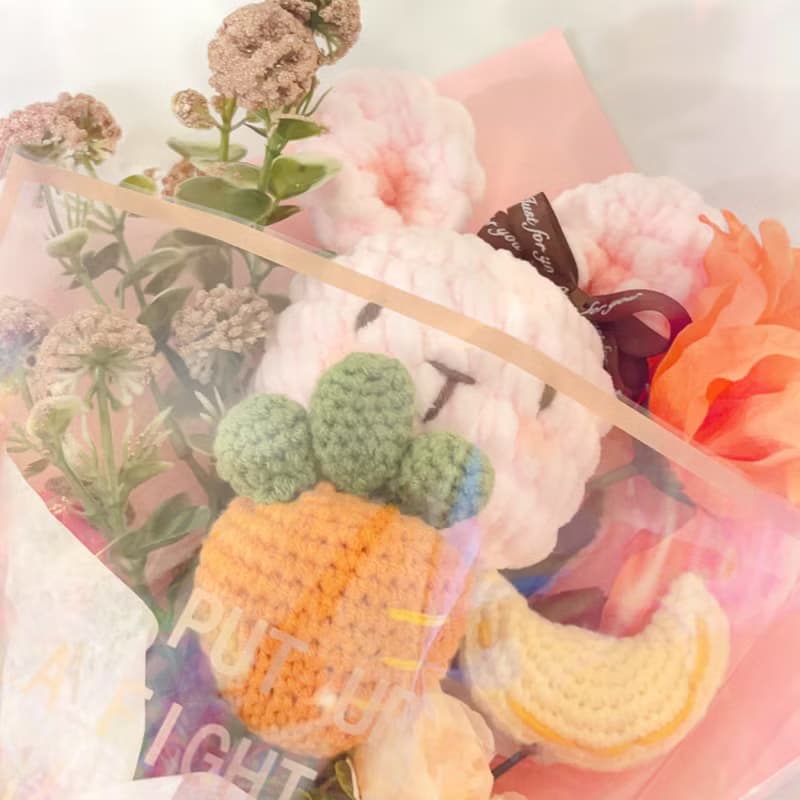 Stereoshadow 手作織物公仔花束