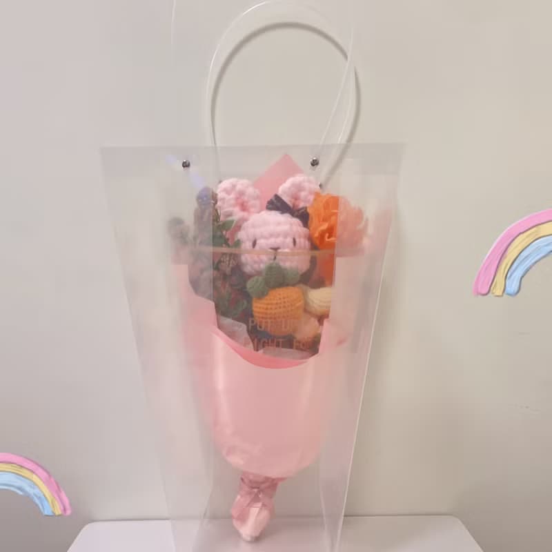 Stereoshadow 手作織物公仔花束