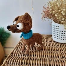 Pocket toy terrier miniature toy. Replica dog sculpture.Gift for dog lover