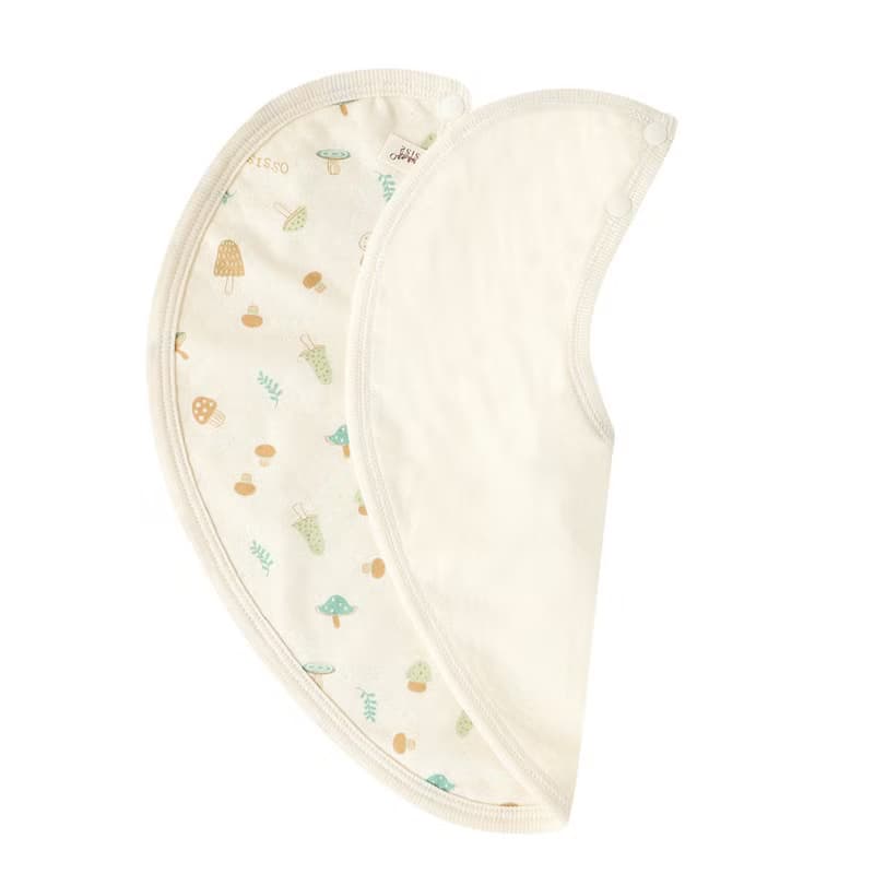 【SISSO有機棉】森林菇嚕菇天絲棉圍兜