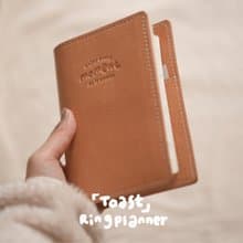 小吐司A7手帳筆記本護照夾 義大利進口植鞣革traveler's notebook