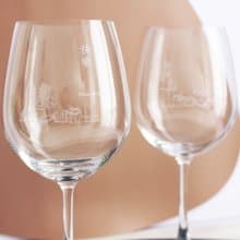 Minimalist簡單愛系列|定制快樂相伴紅酒對杯—文字雕刻