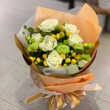 玫瑰桔梗鮮花花束 | 畢業 生日首選 | 台北可自取