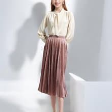 2024春夏新品-立體百褶長裙 (24S2SK01)