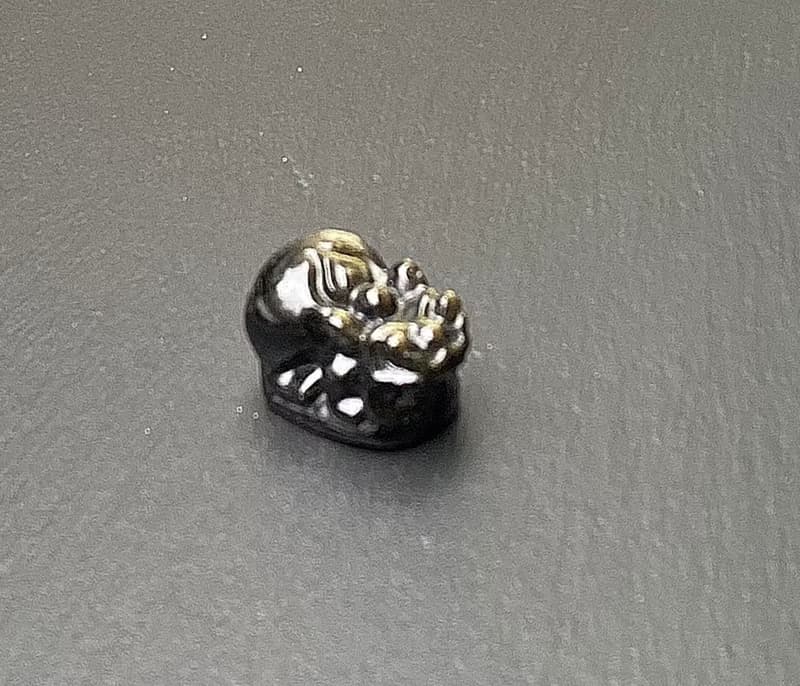能量擺件-招財轉運閃亮金沙金曜石大屁股貔貅 辦公室 療癒 招財