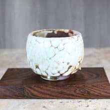 【送禮好物】純手拉坏 柴燒志野釉茶碗 名家葉敏祥手作 320ml