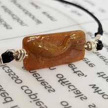 【親翠】天然翡翠 紅翡手工立體小魚片袖珍手環