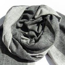 喀什米爾Cashmere 針織圍巾 純羊毛圍巾 手織圍巾 編織圍巾-石頭