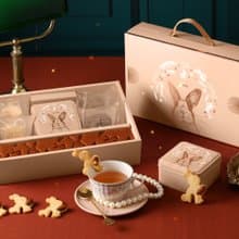 【金格食品】Love 兔 U 烙印蛋糕杯緣子禮盒