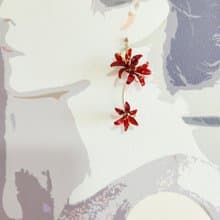 曼殊沙華のピアスorイヤリング