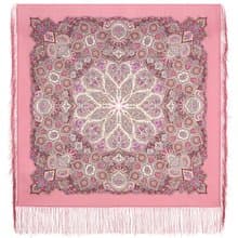 Authentic Pavlovo Posad Russian Shawl Scarf Soft 100% Wool 89x89 cm 2077-3