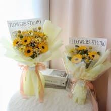 G10香氛向日葵花束 / 香皂花束 畢業花束 祝福花束