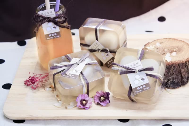 甜心蜂蜜皂─檀香蜂蜜手工皂(棕色)