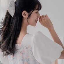 【日本千葉】兔兔耳大腸髮圈 麻糬布 鬱金香兔兔 手作禮物