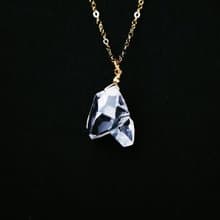 高頻能量 雙生閃靈鑽項鍊 原始水晶