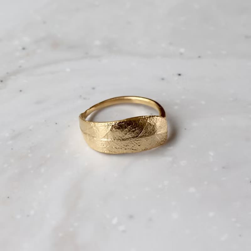 橄欖葉 純銀戒指 /Olive leaf ring/
