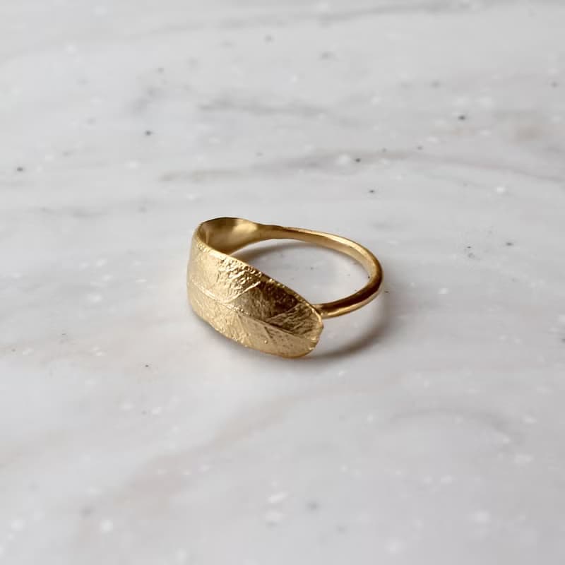 橄欖葉 純銀戒指 /Olive leaf ring/