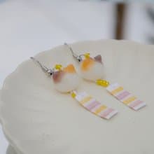 【風鈴系列】貓風鈴耳環