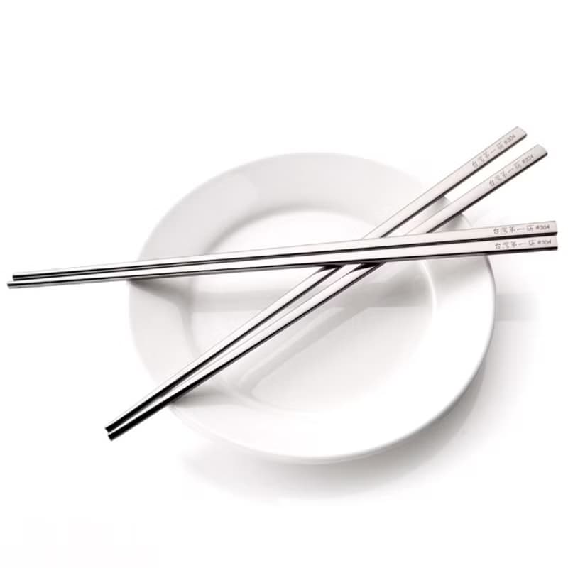 【316不鏽鋼】全不鏽鋼筷 四方筷 台灣第一筷 #316