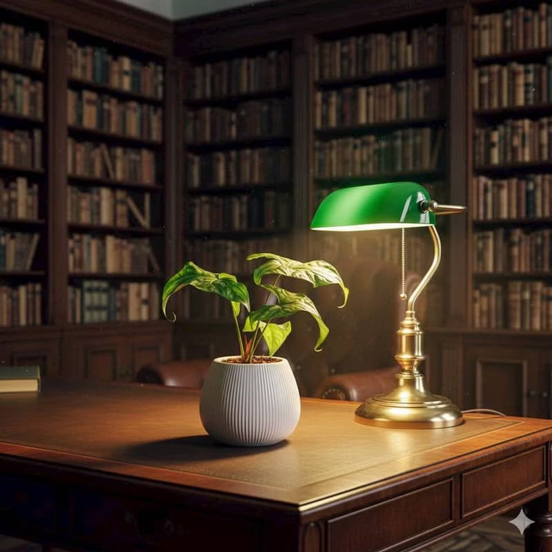 非洲面具蔓綠絨 線條圓陶盆白色 窄口 桌上型盆栽 開幕送禮 喬遷