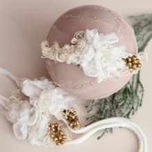 嬰兒頭帶 寶寶頭帶 嬰兒頭飾 彌月禮物 彌月頭飾 百日宴頭飾