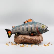 Handmade Ceramic Wall Fish – Unique Artisan Wall Decor