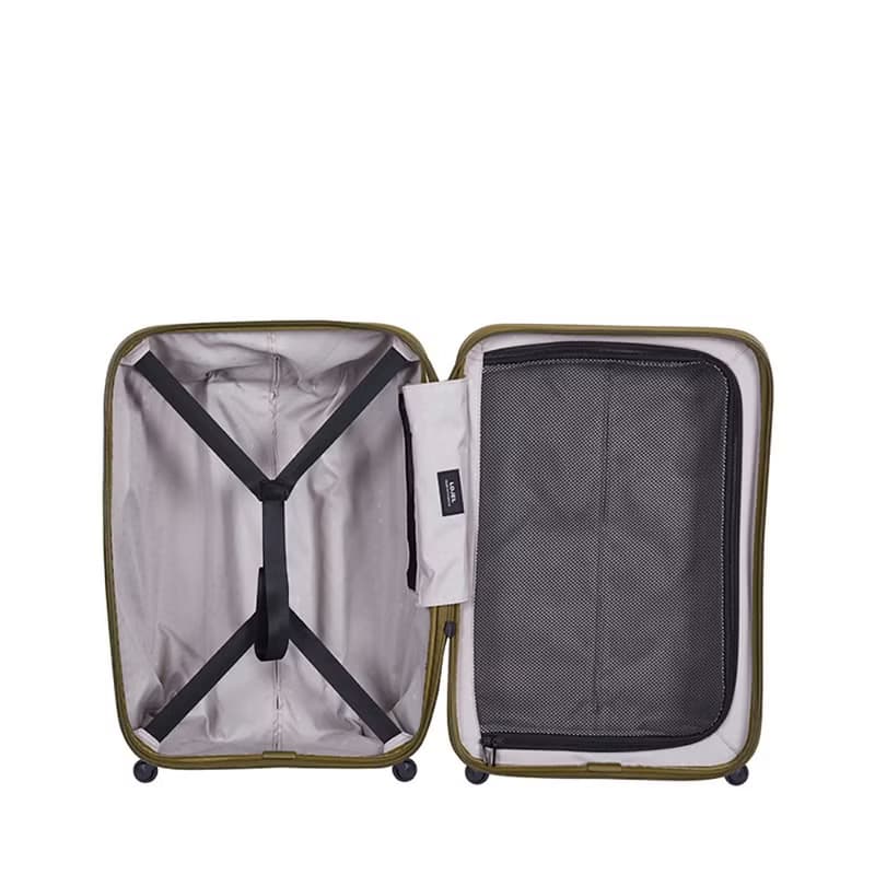 【LOJEL】VITA 22吋 登機箱 PP材質 雙齒防盜防爆拉鍊箱 橄欖綠