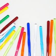 Coloured Acrylic Chopsticks L-size 23cm Cutlery Tableware Party Made In Japan