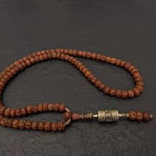 菩提子項鍊念珠 108 佛教念珠天然正品尼泊爾復古濕婆種子與西藏
