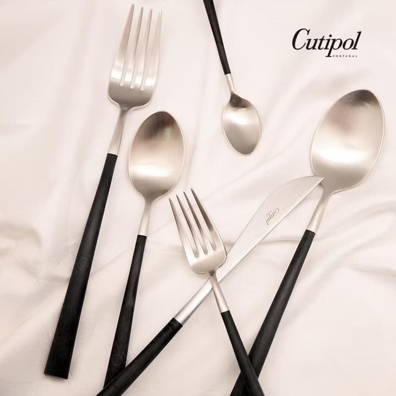 NOOR系列黑銀咖啡匙