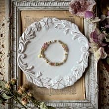 -皇室茶會-天然水晶手鏈/黃銅手鍊