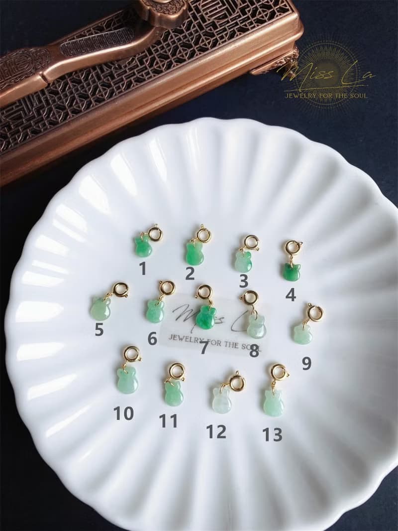 冰種陽綠翡翠小錢袋 盛裝財富與祝福 隨意扣 滴溜 可搭手鍊 項鍊