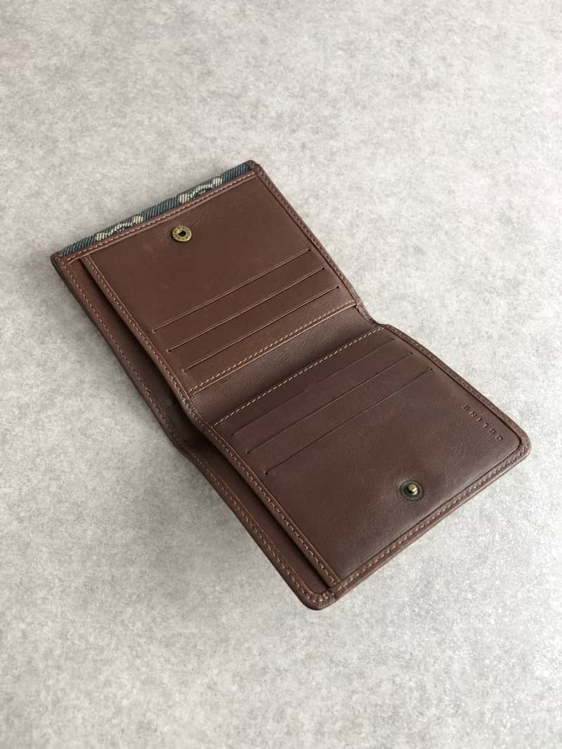 【 日本直送　名牌中古包 】CELINE セリーヌ パリマカダム 財布 インディゴ キャンバス 二つ折り財布 vintage ヴィンテージ zbp5r8