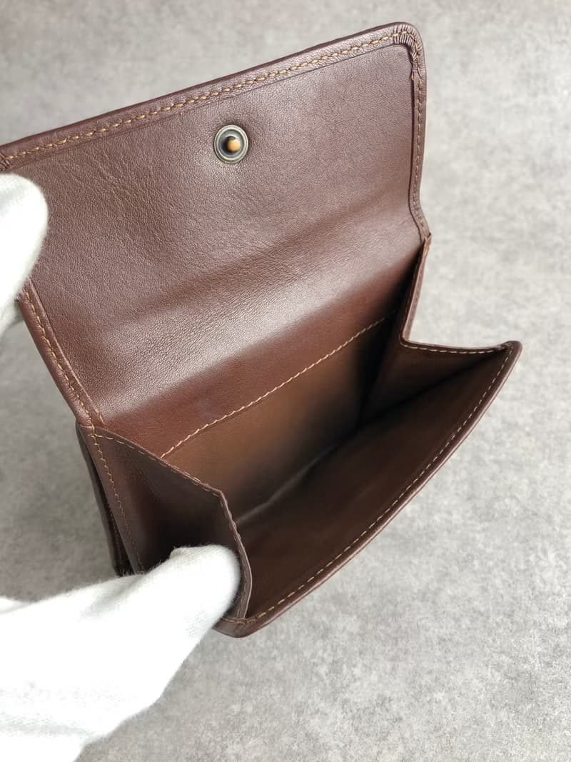 【 日本直送　名牌中古包 】CELINE セリーヌ パリマカダム 財布 インディゴ キャンバス 二つ折り財布 vintage ヴィンテージ zbp5r8