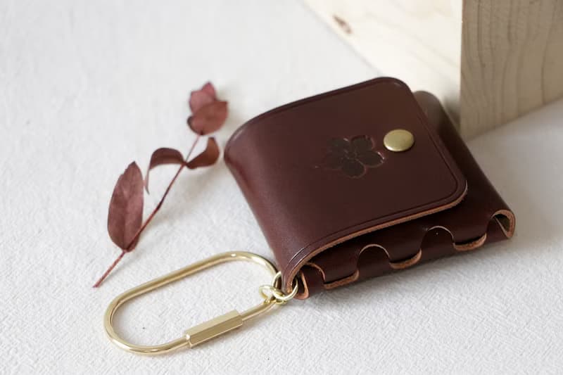 牛革小物入れコインケース小物入れコーヒー色