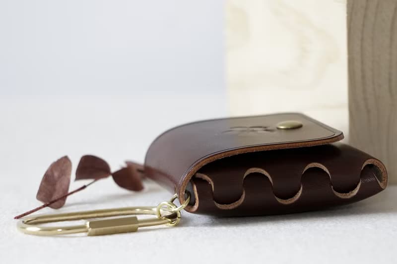 牛革小物入れコインケース小物入れコーヒー色