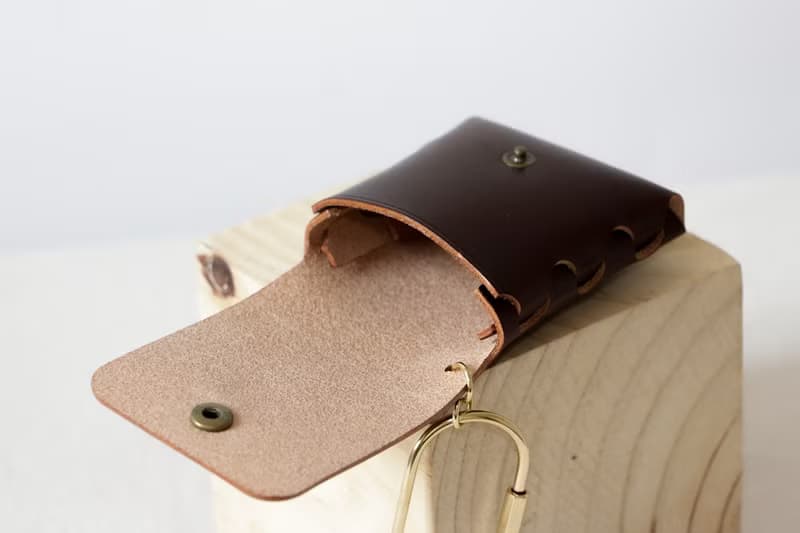 牛革小物入れコインケース小物入れコーヒー色