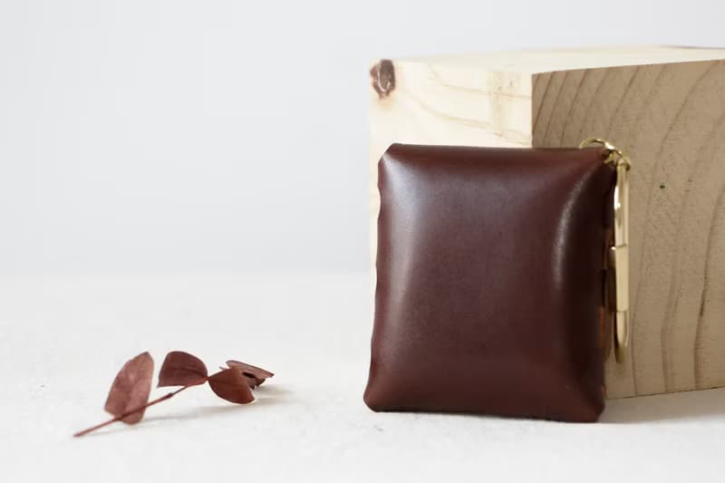 牛革小物入れコインケース小物入れコーヒー色