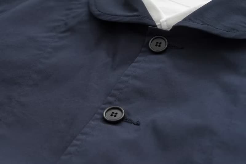 日系小圓領夾克外套男 法式工作便服 Navy Chore Jacket