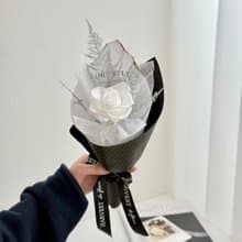 單朵永生玫瑰花束