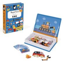 法國Janod  磁鐵遊戲書-交通工具