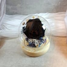 永生花玻璃罩 閨密禮物  母親節 永生玫瑰 情人節禮物 PF049