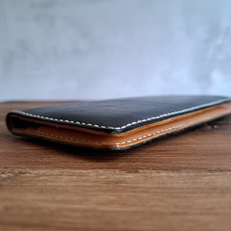 【開運錢包】mica at home簡約真皮長夾/紅色【義大利植鞣牛皮】