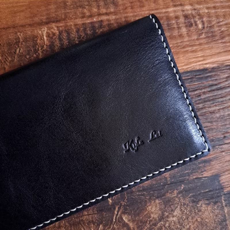 【開運錢包】mica at home簡約真皮長夾/紅色【義大利植鞣牛皮】