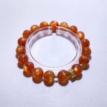 天然礦石 金太陽9.5mm 手鍊 招財擋煞 正陽氣 人緣親和 事業順利