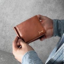 Raffinato  植鞣皮革 鈔票夾 父親節禮物 (2色)